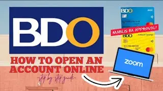 BDO| HOW TO OPEN AN ACCOUNT ONLINE| STEP BY STEP GUIDE 2021| MYRA MICA