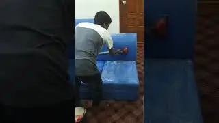 Office Sofa Cleaning using Vaccum Cleaner