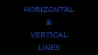 Horizontal & Vertical Lines ; important for CBSE/IIT/Eco(H)