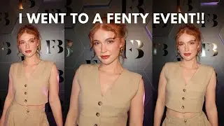 COME TO A FENTY EVENT WITH ME!!!! | vloggggg | Bethan Lloyd