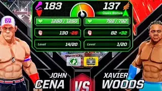 WWE Mayhem match (John cena vs. Xavier Woods– Intense Match Highlights! 🔥