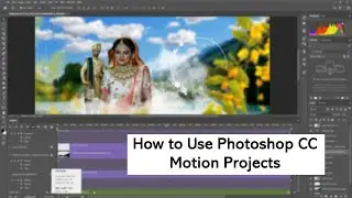 Photoshop CC Motion Timeline to make Indian Wedding / Prewedding Motion Poster | Whatsapp Invitation