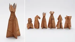 CHESS ORIGAMI - QUEEN ♕ (Jo Nakashima)