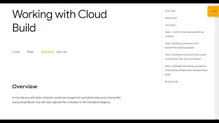Working with Cloud Build Qwiklab