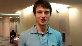 Roux Nicolas, a student from University of Tokyo - COY11 Tokyo