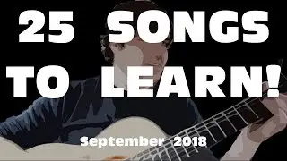 What songs did I teach in September 2018?