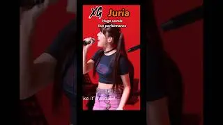 JURIA HUGE HIGH NOTES IN: XG - SHOOTING STAR #liveperformance #xg #xg_shootingstar #juria
