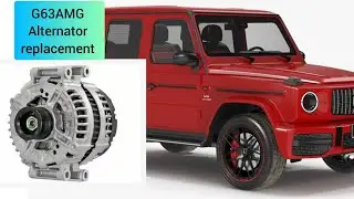 G63 AMG Alternator replacement