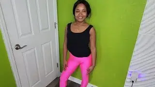 Ofenti Shiny Leggings High Waist Neon Leggings (Review)