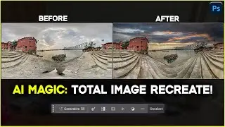 How I Recreated an Image Using Photoshop AI Generative Fill! 🔍