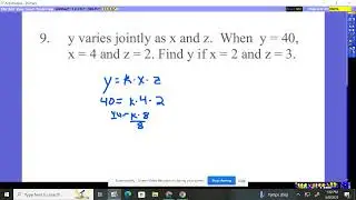 Algebra 2 12-3 #9