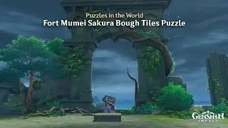 Genshin Impact - Puzzle - Fort Mumei Thunder Sakura Bough Tiles Puzzle