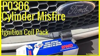 How To Diagnosis P0306 Cylinder Misfire on a Ford F-150 - changing Ignition Coil Pack