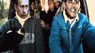 Путин - Обама) and Серебро -  мама люба давай.wmv