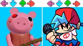 Friday Night Funkin' Vs Rainbow Pigies Mod Play Time! / Roblox Piggy Animation Mod