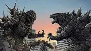 Godzilla Minus One VS Legendary Godzilla PART 2 | Battle Animation 4K