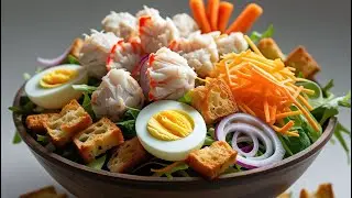 Салат Зимнее Море🦀