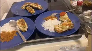 SuriTante maakt gevulde aubergine en courgette