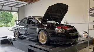 2005 Subaru STI on Dyno
