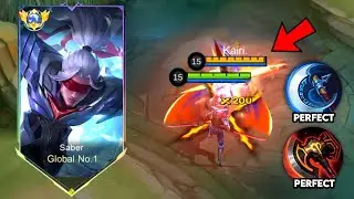 GLOBAL SABER NEW SEASON BUILD AND EMBLEM!! (auto god mode)