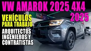 VW AMAROK 2025 🔴 NUEVA GENERACIÓN, PICKUP RECREATIVA PARA ARQUITECTOS Y PARA CIVILES