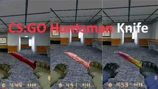 Counter Strike 1.6 CS:GO Huntsman Knife Skin (Free Download)