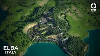 From Mountain to ABANDONED Iron Mine - Elba, Italy #6 | Cities Skylines 2