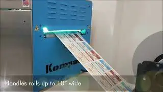Label varnish coating machine - UV cured varnish - Labels-U-Print ® - KTEC GROUP UK