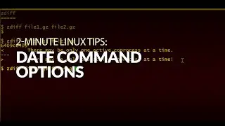 How to use date command options