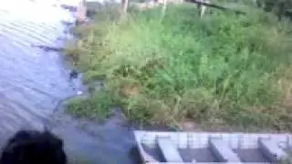 Pescando no tablado