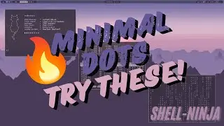 Want minimal Hyprland Dotfiles? Look no further! Try these! | Shell-Ninja