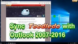 Sync Toodledo TO-DO with Outlook task list