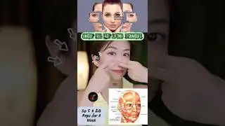 Unique Full  Face Lifting  Techniques 😱 #yoga #facelift #botox #wrinkles #antiagingg #shorts