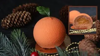 FESTIVE TANGERINE MOUSSE CAKE🍊 AN EASY RECIPE FOR A DELICIOUS DESSERT🍊 Tangerine Mousse Cake
