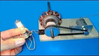 How to make 12v 5A generator from 6V motor(60W generator) from American Tech | diy World