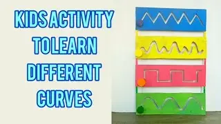 Concept of Curves | DIY School Project | Learn Different Types of Curves | Sparky Designs