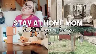 stay at home mom of a toddler vlog | motivation, family time & new hair