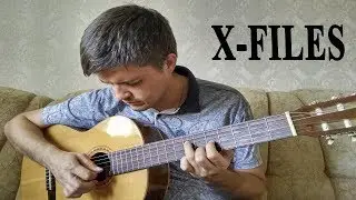 Как играть: THE X-Files Theme на гитаре | Урок для начинающих