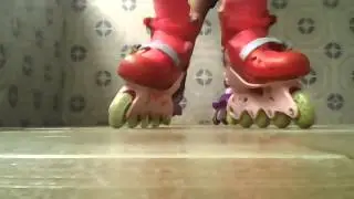 Andando de patins com minha prima