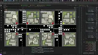 Adaptive Traffic Light Control System Simulation
