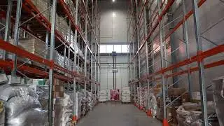 Интерьерная видеосъёмка склада.