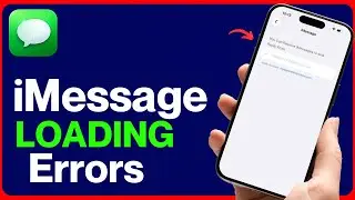 FIXED✅: Send and Receive iMessage Phone Number Loading