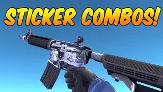 CS:GO - M4A4 Magnesium Sticker Combinations!
