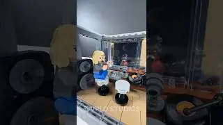 LEGO fallout vault radio broadcasting room 🎷☢️