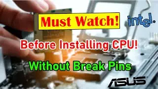 How to install intel CPU on a Motherboard: Asus prime h410m-e | Intel Core i3-10100F 10th GenLGA1200