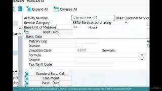 How to Create Service Materials in SAP - SAP MM Tutorial