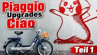 Piaggio Ciao | upgrades |Felgenumbau | Projektstart | Testfahrt | Teil 1