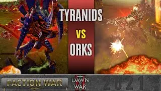 Warhammer 40,000: Dawn of War 2 - Faction Wars 2021 | Tyranids vs Orks