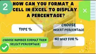 MS EXCEL MCQ QUESTION ANSWER BY DIGITECH PC