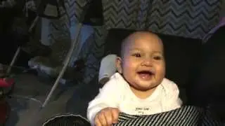 Cutest Peek-a-Boo has Baby Elli laughing